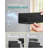 4 Pack Magnetic Spice Rack Organizer, Black