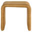 Ensemble de tables basses et tables de bout de style Mid-Century moderne en rotin tissé