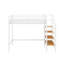 Lit mezzanine simple en métal avec tablette-99016601