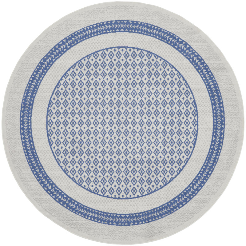 Moroccan Indoor Rug, Round 8'
