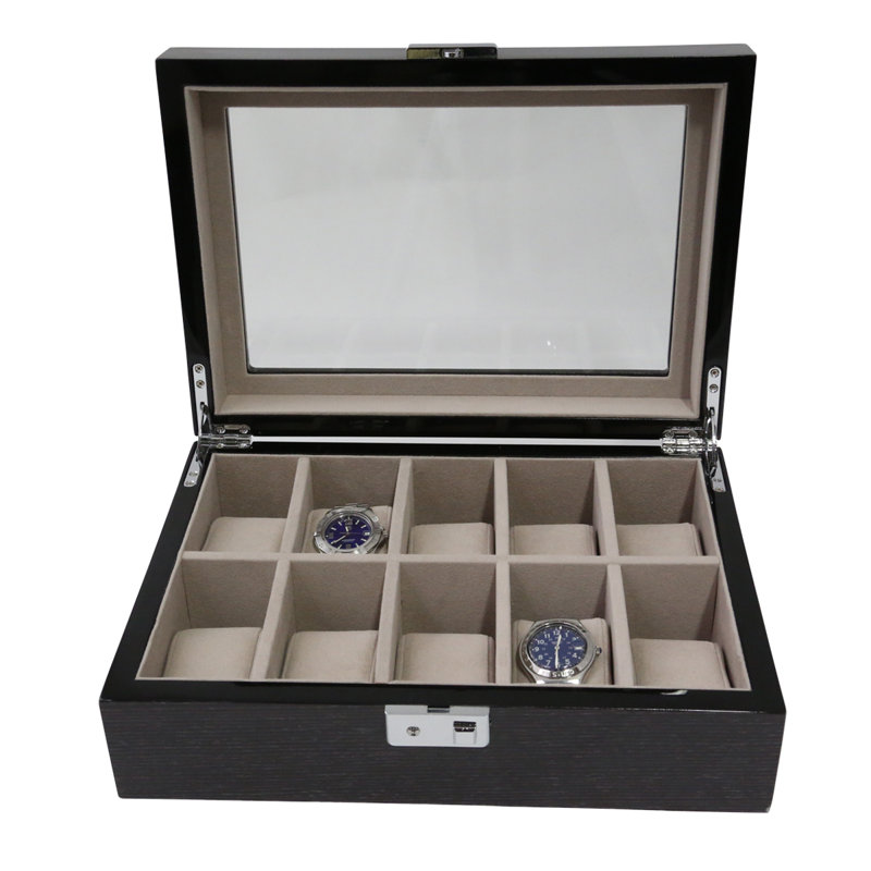 Wood Watch Box + Locking