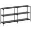 Console Table With Glass Top Steel-588766928-588766941