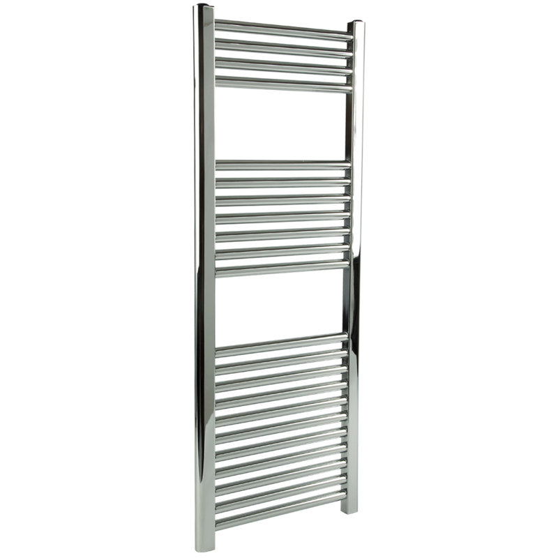 Denby Wall Mount Electric Towel Warmer, 44" H x 18" W x 5.19" D, Chrome