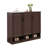 Nut-Brown Aluminum Shoe Storage