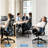 Ergonomic Computer Gaming Office Chair With 5-Level Lumbar Support Adjustable Headrest And Armrest High Back Mesh Desk Chair With Rocking Tilt For Home Office