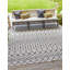 Tapis intérieur / extérieur gris clair Jaylah Southwestern-947103684
