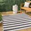 Tapis noir / crème Aveiro-1606665365