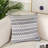 Hand Woven Chevron Textured 100% Cotton Throw Pillow Cover-1474008355-1474008364
