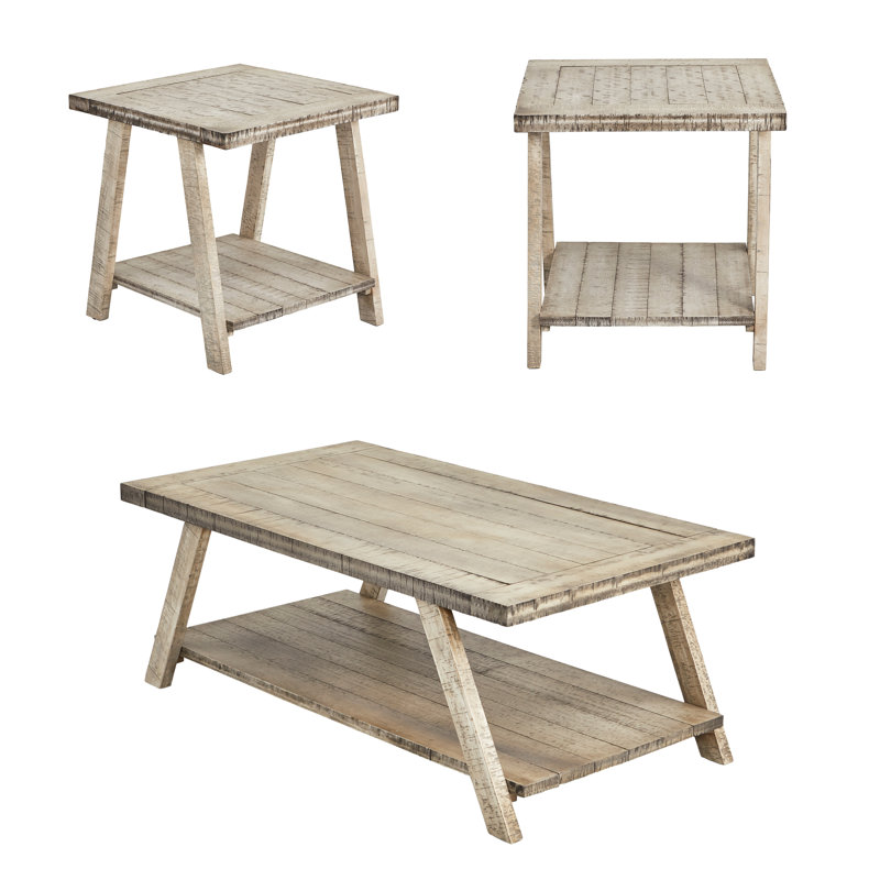 Ensemble de tables basses 3 pièces Asbury