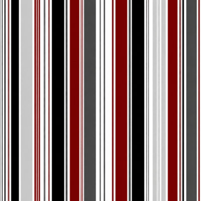 Peel and Stick Wallpaper Stripe seamless black red white grey vertical parallel colors Contact Paper Removable Self Adhesive Wall Mural Wall Decor for Bedroom Kitchen Cabinets 17.7in x 118in