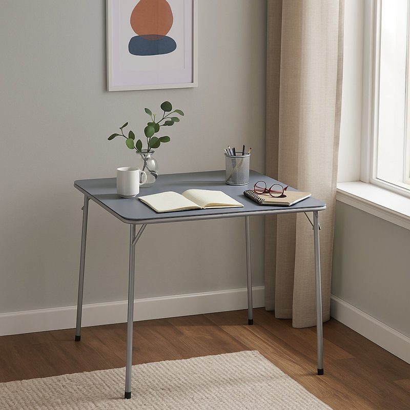 86cm Folding Table, Grey
