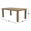 Coastal Teak Outdoor Dining Table-292035155