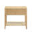 Natural 1-Drawer Nightstand