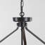 5 - Light 18.35” Dimmable Metal Drum Rattan Bohemian Candle Chandelier With Seagrass Shade-1463574792