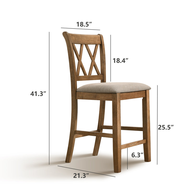 Cashay Upholstered Counter Stool