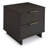 Granville 18" Nightstand In Charcoal Gray (2-Drawer)-882049340