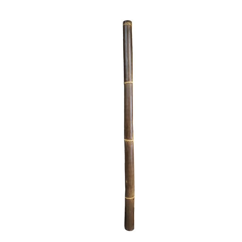 Poteau en bambou de 3 po de diamètre, H 48 po x P 3 po x l 3 po