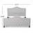 Upholstered Size Platform Bed Frame, Arched Nailhead Decor Headboard And Footboard, Button Tufted Design, No Box Spring Needed, Easy To Assemble, Ivory-631970298