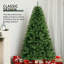 Arbre de Noël artificiel vert facile à installer - support inclus-1418092184