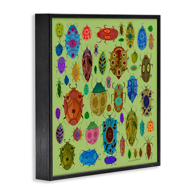 Giclée encadrée, design par Kay Widdowson, Giclée encadrée noir minuit, H 12 po x l 12 po