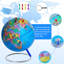 Globe terrestre pour enfants apprenant, globe horizontal éducatif à rotation à 360 °