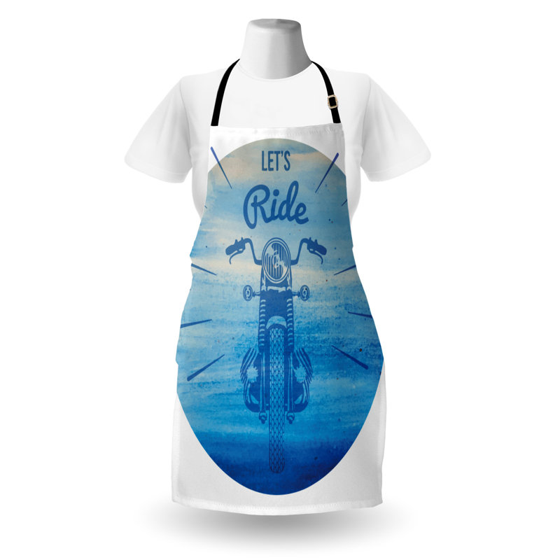 No Pattern Bib Apron