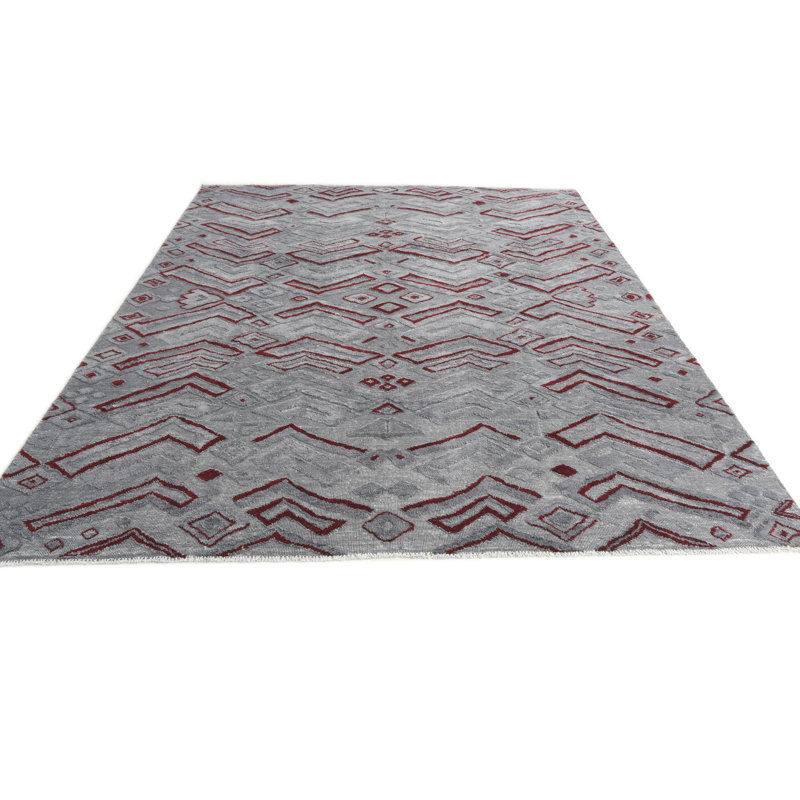 Tapis gris Iniguez