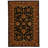 Balthrop Hand Tufted Wool/Cotton/Latex Oriental Rug in Black/Orange-19264754