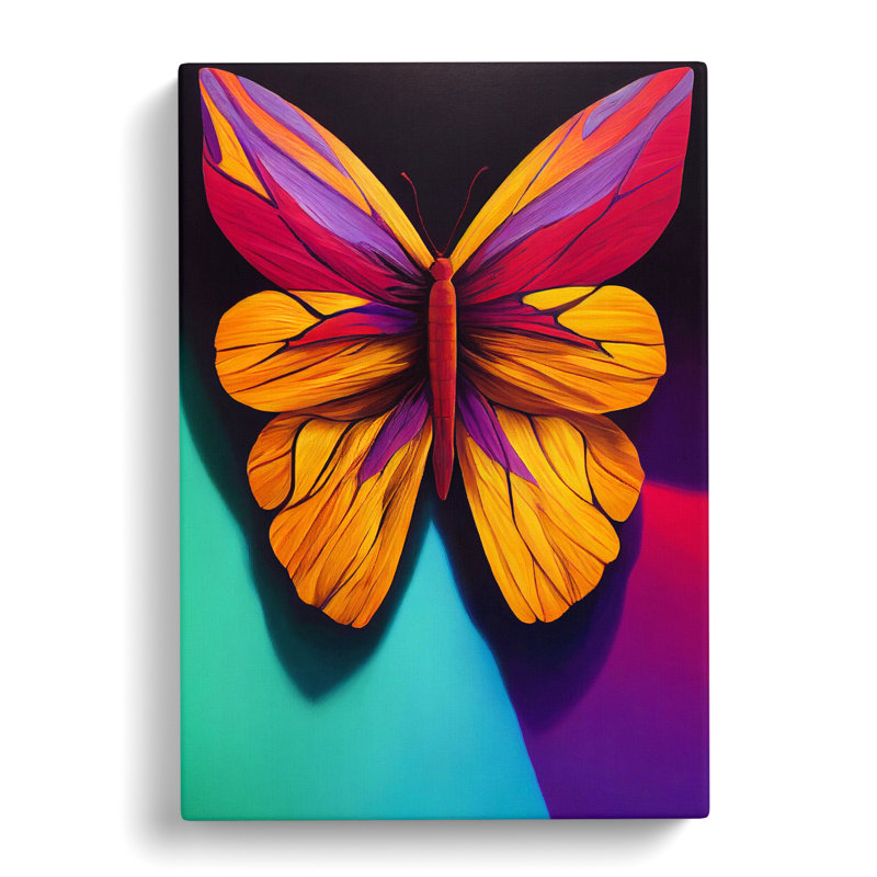 Butterfly - Wrapped Canvas, 76cm H x 50cm W x 3cm D