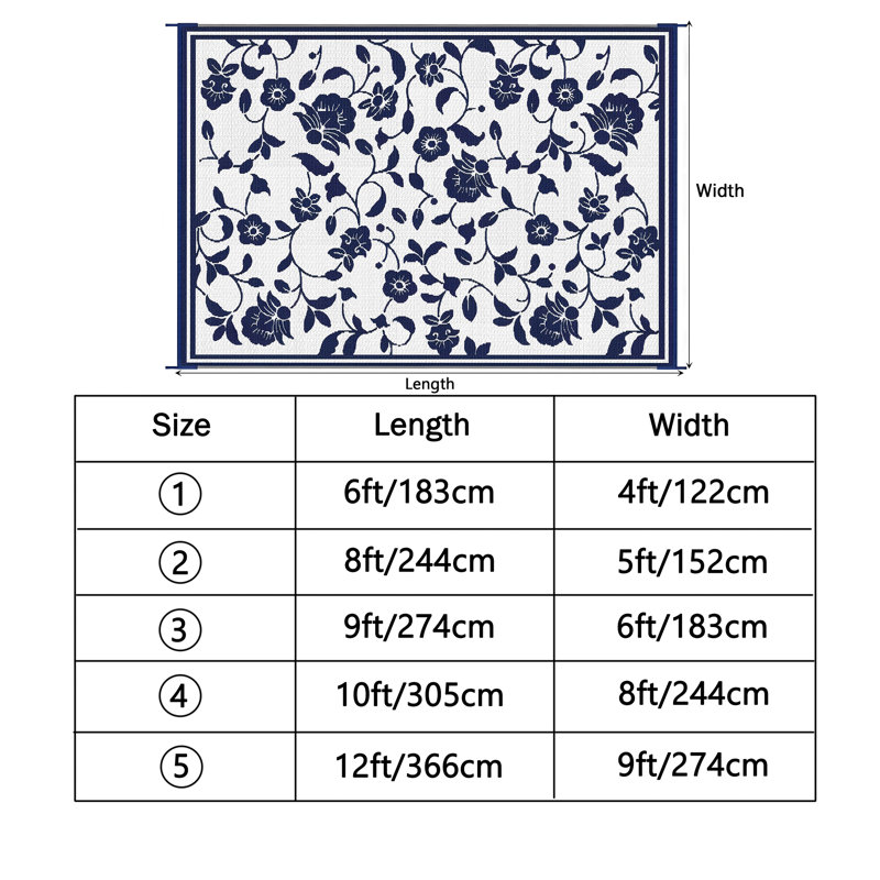 Tapis d'extérieur tissé à la machine Gdieo