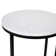 Hampstead Collection End Table - Modern Laminate Accent Table with Crisscross Frame