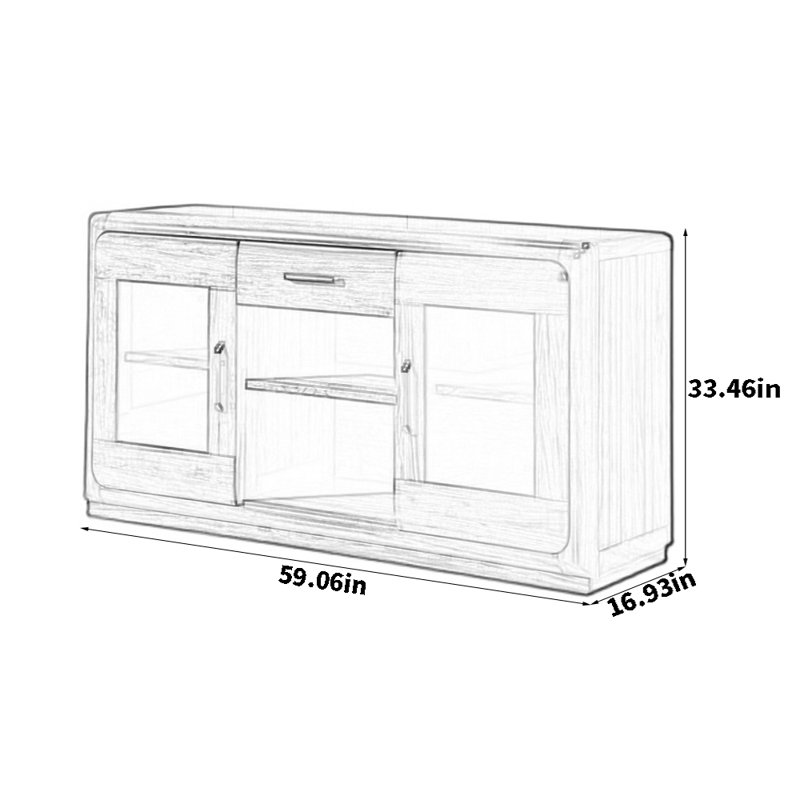 Buffets en bois massif