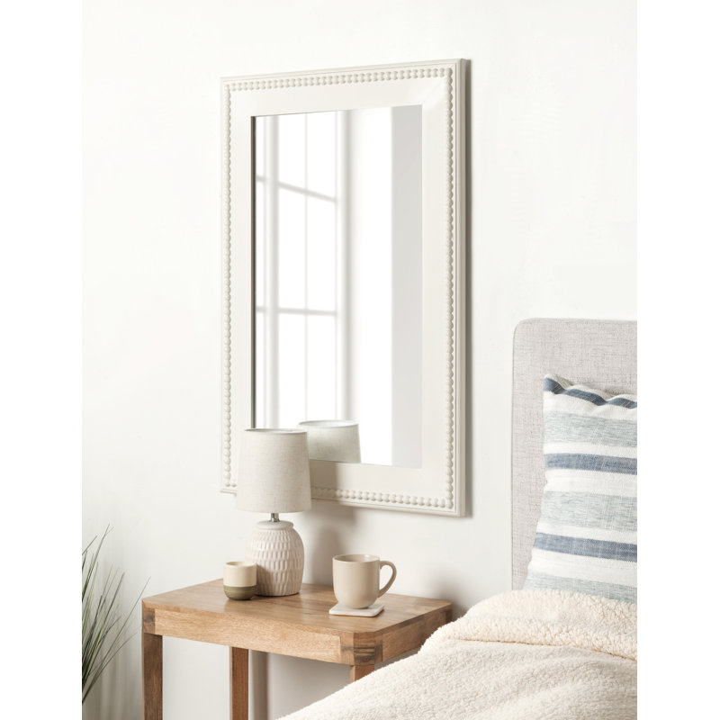 Miroir décoratif mural Wamblee, Blanc