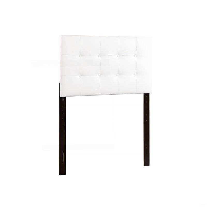 Stylish Upholstered Headboard For Bedrooms, Twin, White