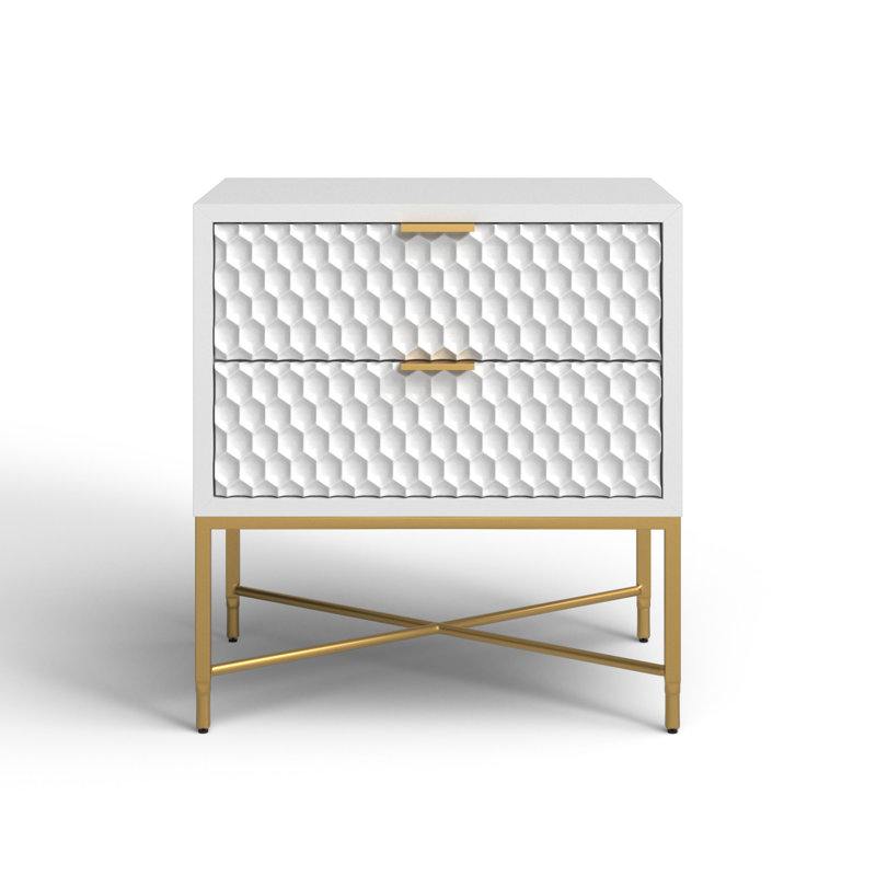Capra 24'' W Nightstand, White
