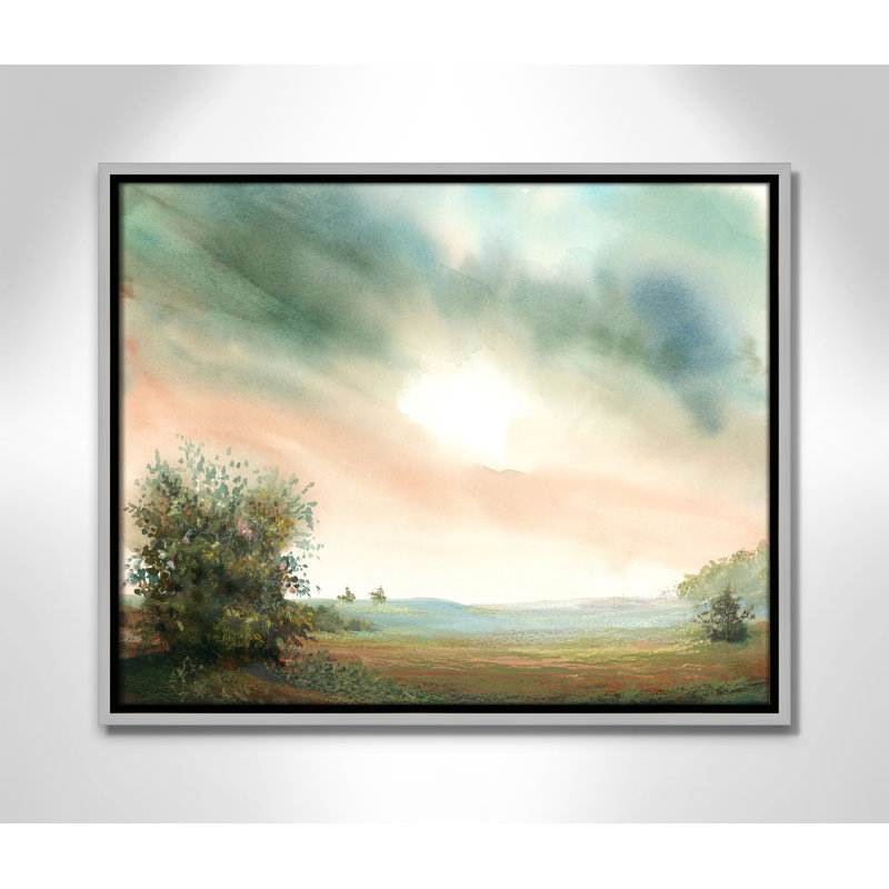 «Edge Print» par Dena Ann Adams, H 17,5 po x l 21,5 po, Argent argent
