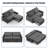 Muns 58" Pull Out Couch Sofa with Separate Ottoman and Adjustable Backrest