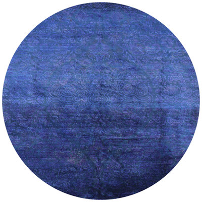 Tapis bleu foncé Hunnicutt
