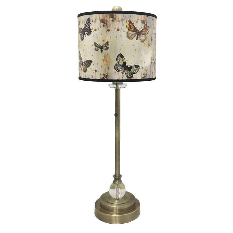 Lampe 28 po Balliro, Laiton antique