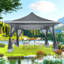 Pavillon de jardin imperméable 12 x 12 pi, tente escamotable -108638943