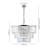 Maisy-Jayne 10 - Light Dimmable Tiered Chandelier-1881105384