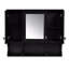 Armoire à pharmacie murale 35 po x 28 po, armoire de salle de bain moderne avec miroir, armoire à miroir avec tablettes ouvertes-1106423130