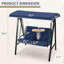 2 Person Porch Swing with Canopy-176511670