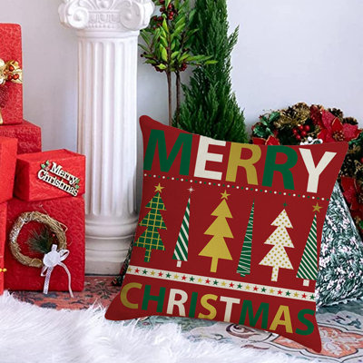 Solid Colour Reversible Pillow Cover
