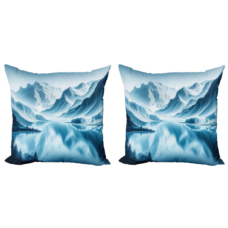 Housse de coussin sd1063_Ambesonne Lake, H 20 po x l 20 po