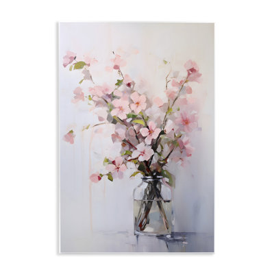 "Soft Sakura", art mural sur plaque par Petals Prints Design
