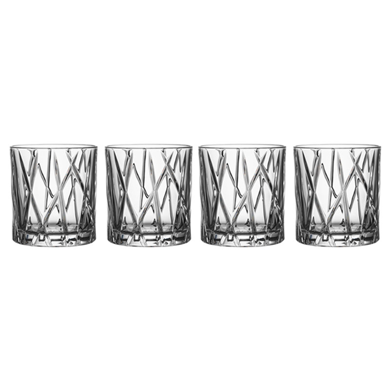 City Whiskey Glass Set, 8 oz.