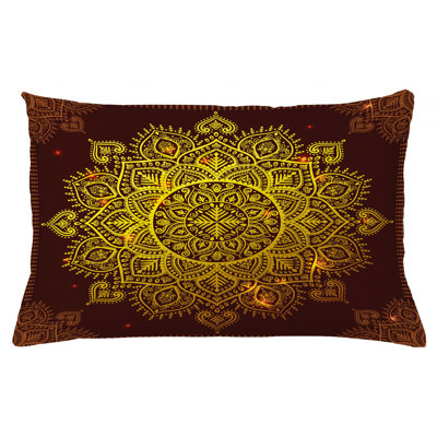 Mandala Square Pillow Cover