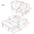 46” Pull-out Sleeper Sofa Bed