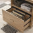 Radnor 3 Piece Configurable Writing Desk Office Set with Bookcase